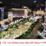Các con đường mua sắm nổi tiếng ở TPHCM