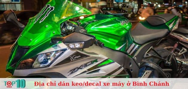 Top 8 địa chỉ dán keo/decal xe máy ở Bình Thạnh đẹp, giá rẻ