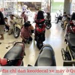 Dán keo/decal xe máy ở Quận 12