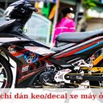 Top 7 địa chỉ dán keo/decal xe máy ở Quận 6