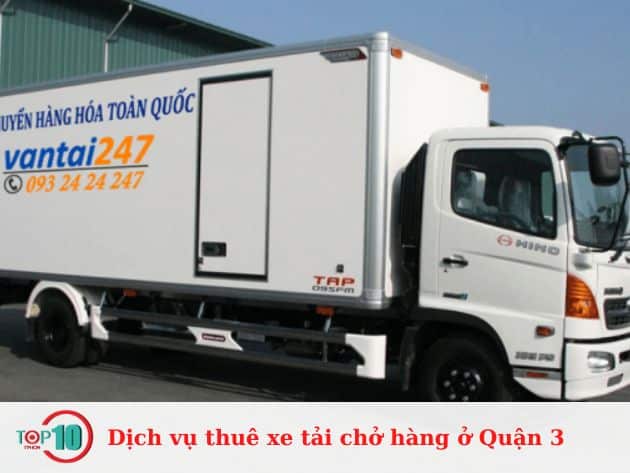 Dịch vụ thuê xe tải chở hàng ở Quận 3