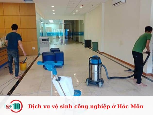 Dịch vụ vệ sinh công nghiệp ở Hóc Môn