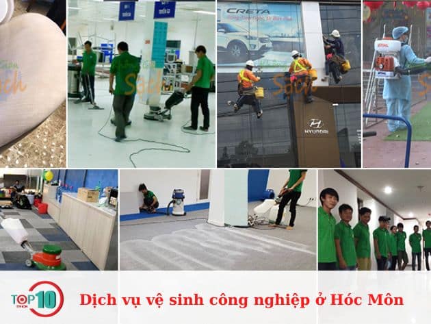 Dịch vụ vệ sinh công nghiệp ở Hóc Môn