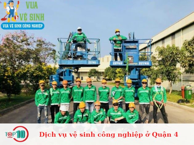 Dịch vụ vệ sinh công nghiệp ở Quận 4