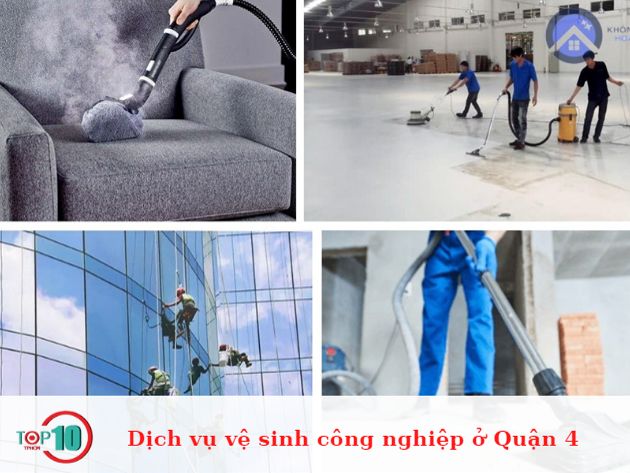 Dịch vụ vệ sinh công nghiệp ở Quận 4