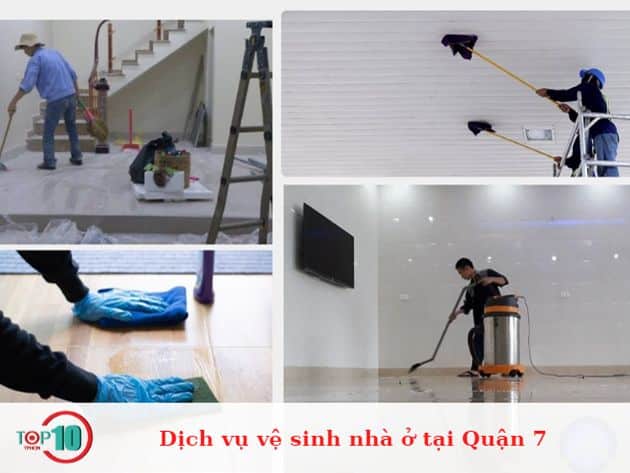 Dịch vụ vệ sinh nhà ở tại Quận 7