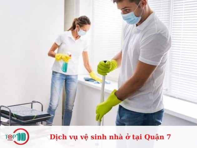 Dịch vụ vệ sinh nhà ở tại Quận 7