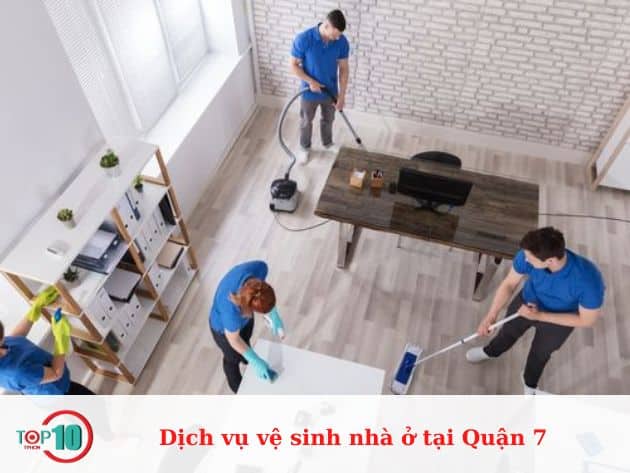 Dịch vụ vệ sinh nhà ở tại Quận 7