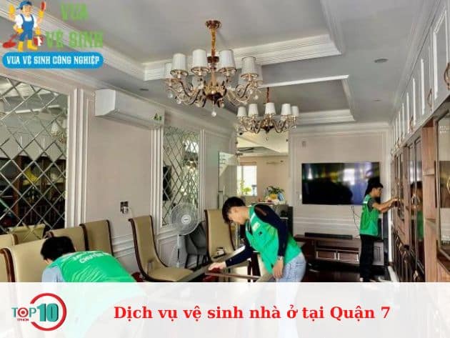 Dịch vụ vệ sinh nhà ở tại Quận 7