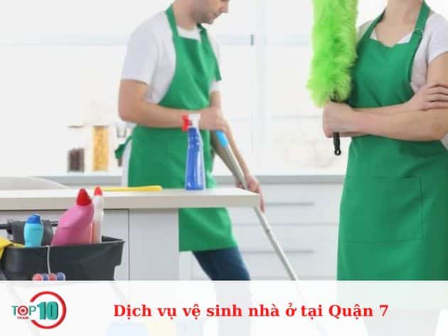 Dịch vụ vệ sinh nhà ở tại Quận 7