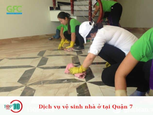 Dịch vụ vệ sinh nhà ở tại Quận 7