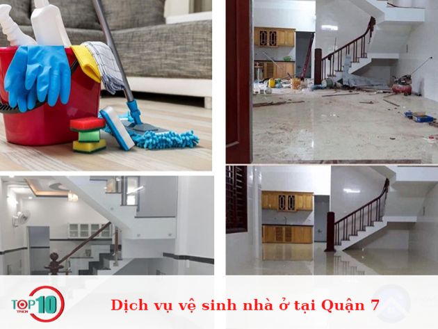 Dịch vụ vệ sinh nhà ở tại Quận 7