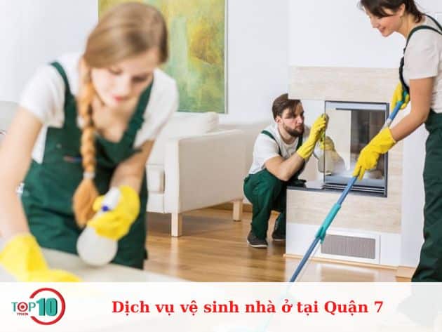 Dịch vụ vệ sinh nhà ở tại Quận 7