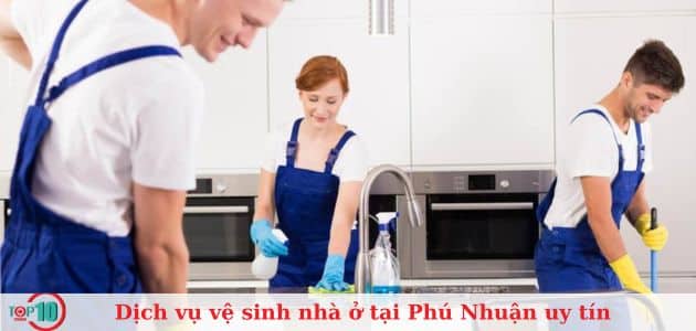 Top 7 dịch vụ vệ sinh nhà ở tại quận Phú Nhuận uy tín, giá rẻ