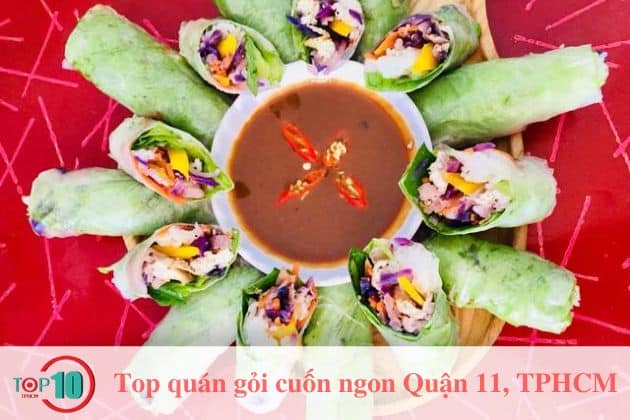 Gỏi cuốn chay cô Tuyết