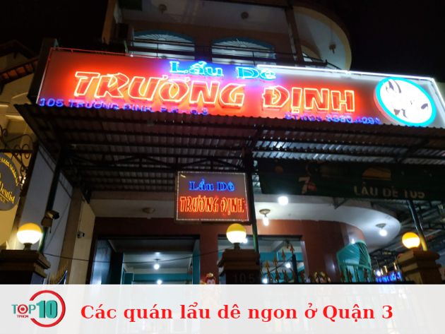 Các quán lẩu dê ngon ở Quận 3