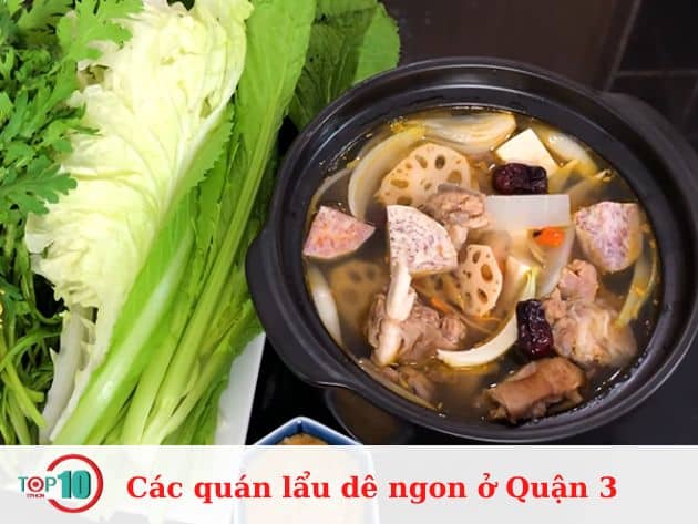 Top 5 quán lẩu dê ở Quận 3 ngon và nổi tiếng nhất