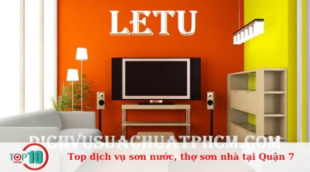 Dịch vụ sơn sửa nhà LETU