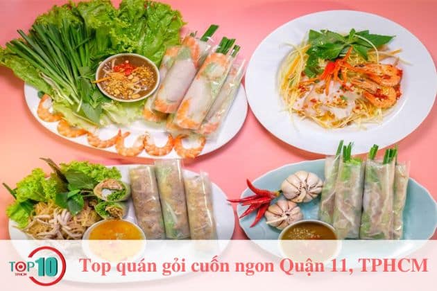 Top quán gỏi cuốn quận 11