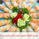 Top quán gỏi cuốn Tân Phú