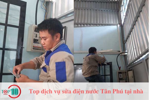 Top dịch vụ sửa điện nước Tân Phú tại nhà