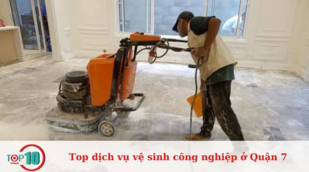 Vệ sinh công nghiệp Bầu Trời