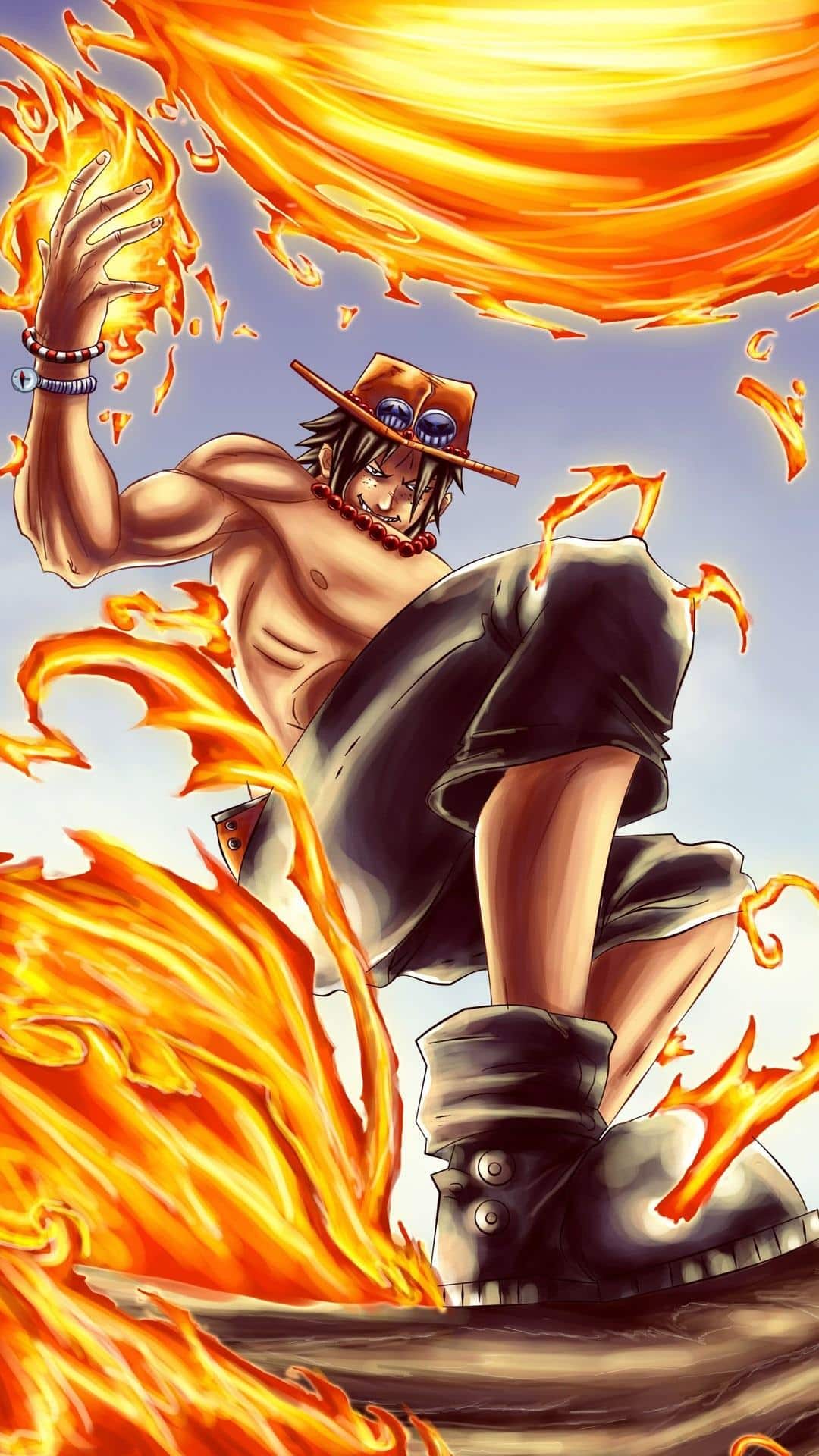 Ảnh đại diện One Piece Ace ngầu.