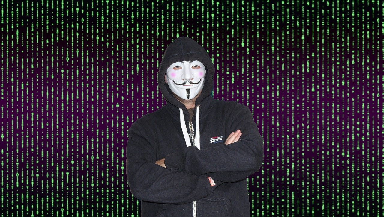 Tải hình ảnh hacker ngầu Anonymous đẹp mắt mặt mày nạ mang đến PC.