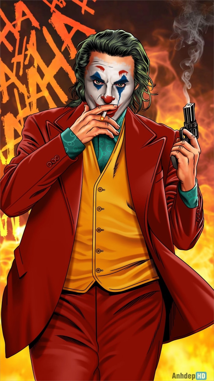 Hình Joker ngầu trên con đường trả thù đời.