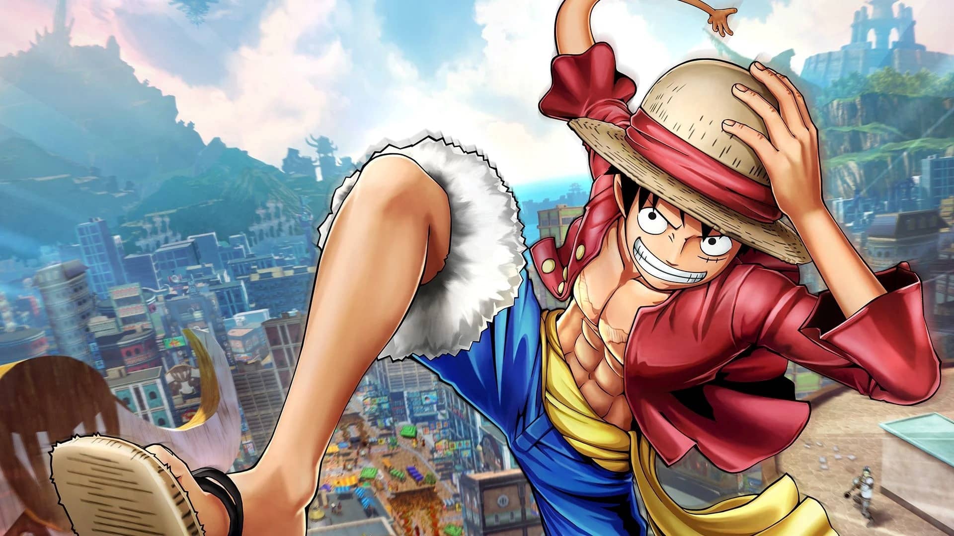 Hình nền One Piece 3D đang chiến đấu ngầu đẹp.