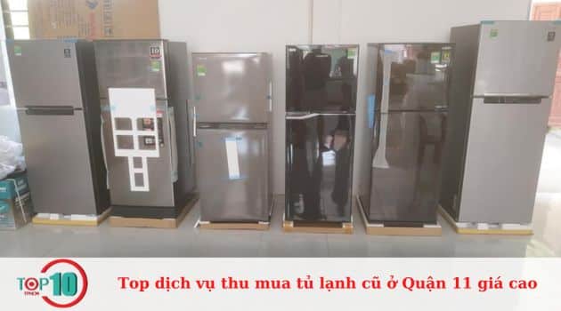 Top đơn vị vụ thu mua tủ lạnh cũ giá cao ở Quận 11