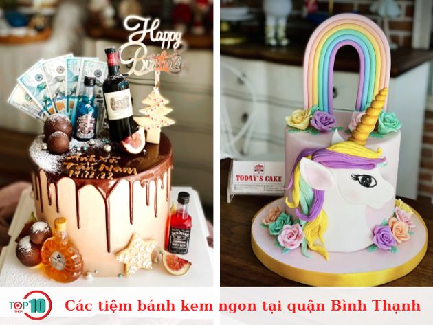 Các tiệm bánh kem ngon tại quận Bình Thạnh