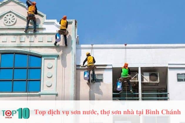 Top thợ sơn nhà tại Bình Chánh