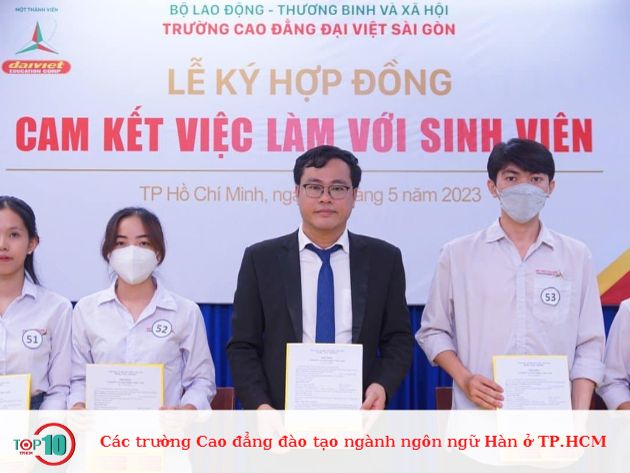 Các trường Cao đẳng đào tạo ngành ngôn ngữ Hàn ở TP.HCM