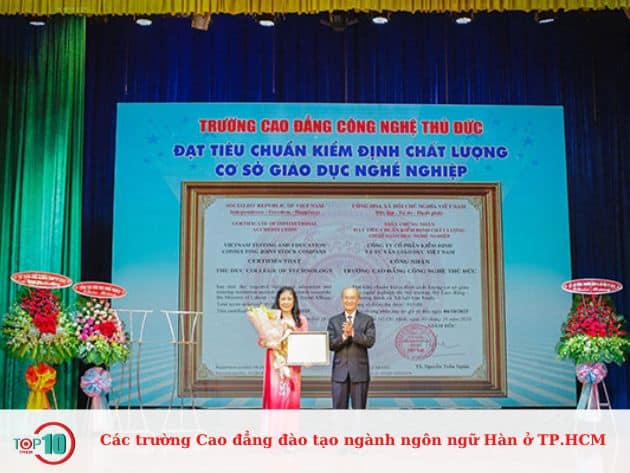 Các trường Cao đẳng đào tạo ngành ngôn ngữ Hàn ở TP.HCM