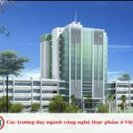 Các trường dạy ngành công nghệ thực phẩm ở Việt Nam