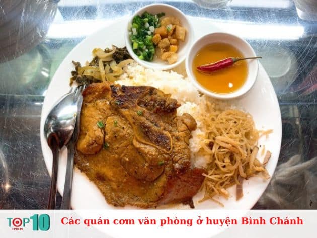 Các quán cơm văn phòng ở huyện Bình Chánh