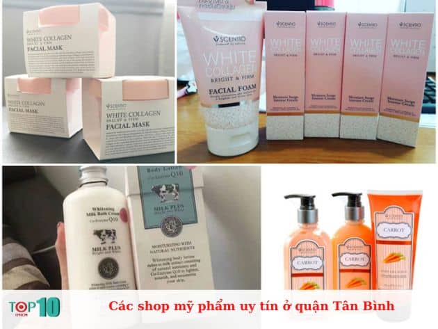 Các shop mỹ phẩm uy tín ở quận Tân Bình