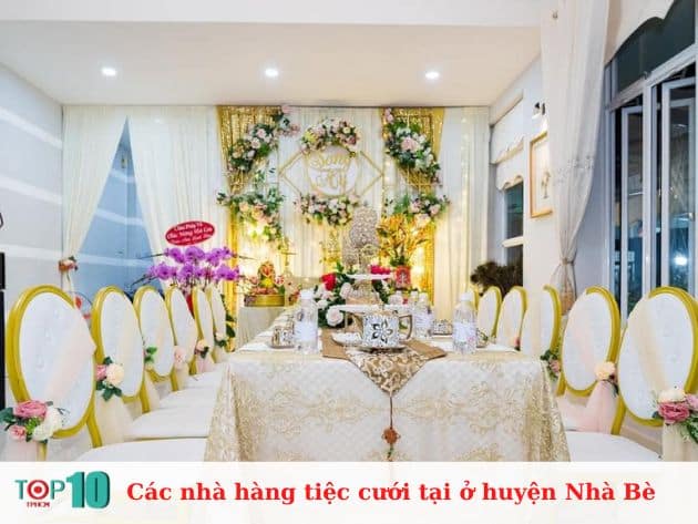 Các nhà hàng tiệc cưới ở huyện Nhà bè đẹp, sang trọng