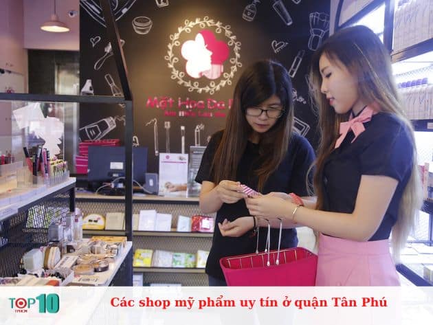 Các shop mỹ phẩm uy tín ở quận Tân Phú