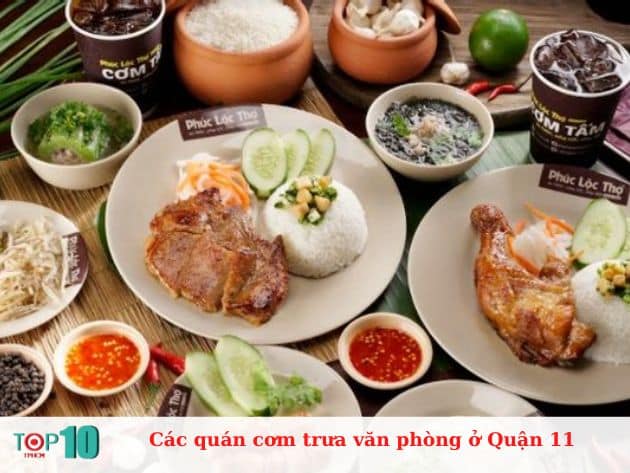 Các quán cơm trưa văn phòng ở Quận 11