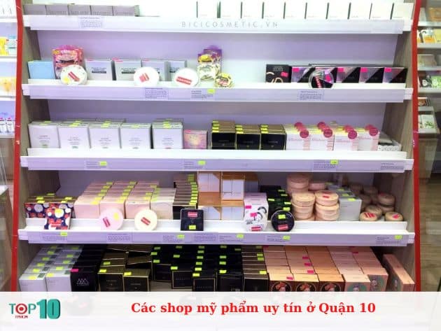 Các shop mỹ phẩm uy tín ở Quận 10