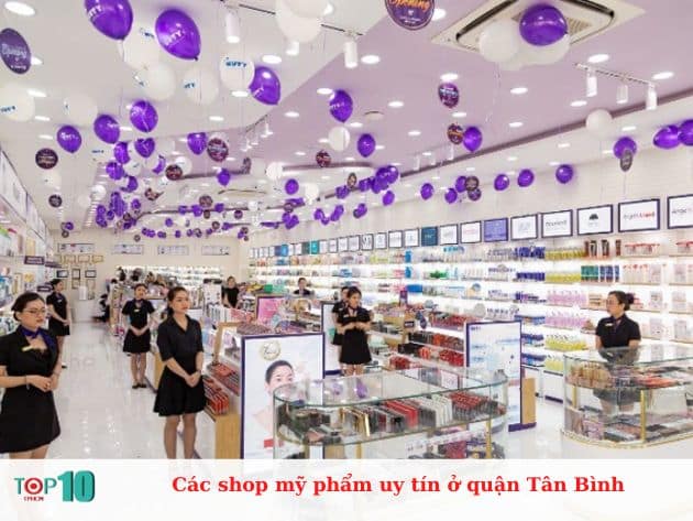 Các shop mỹ phẩm uy tín ở quận Tân Bình