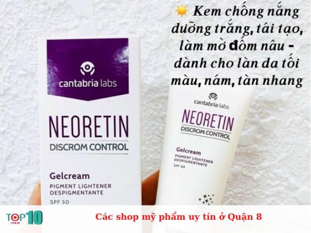 Các shop mỹ phẩm uy tín ở Quận 8