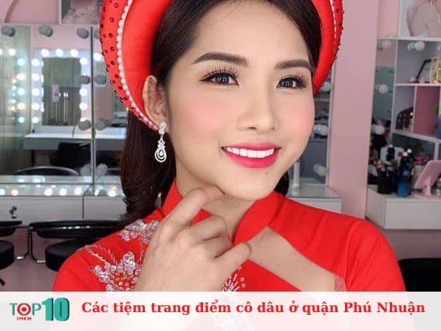 Các tiệm trang điểm cô dâu ở quận Phú Nhuận