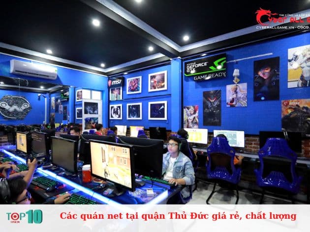 Các quán net tại quận Thủ Đức giá rẻ, chất lượng