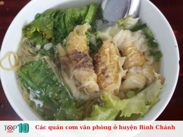 Các quán cơm văn phòng ở huyện Bình Chánh