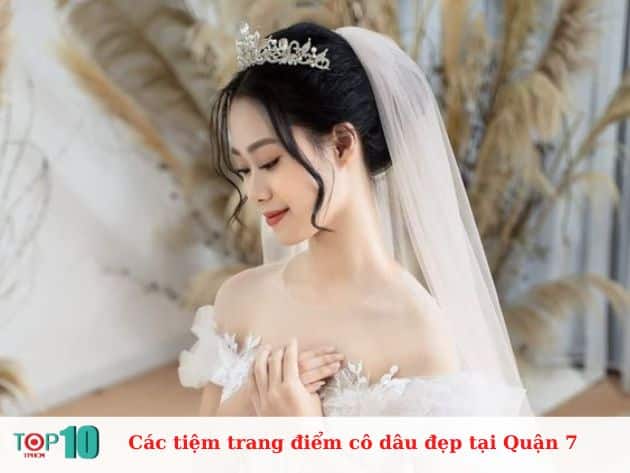 Các tiệm trang điểm cô dâu ở Quận 7 đep, uy tín