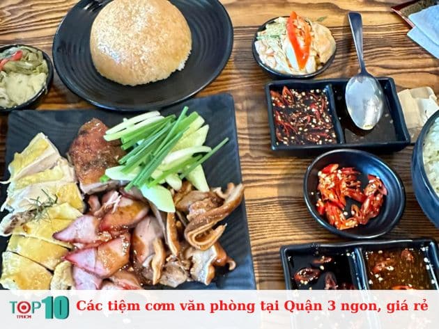 Các tiệm cơm văn phòng tại Quận 3 ngon, sạch giá rẻ