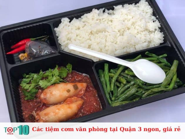 Các tiệm cơm văn phòng tại Quận 3 ngon, sạch giá rẻ